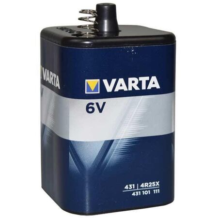 Varta 6V Lantern Battery | Zinc Chloride Chemistry | Long Shelf Life | Standard Size | by Powercell