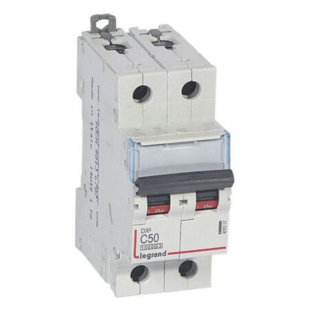 MCB DX3 10000A 2 pole 50A curve C