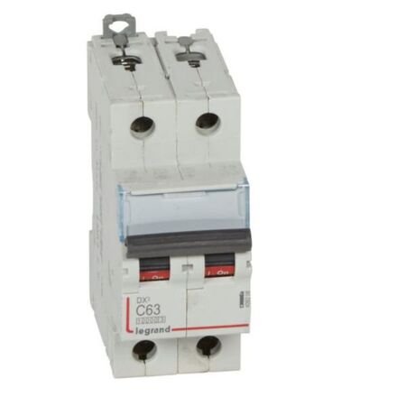 MCB DX3 10000A 2 pole 63A curve C