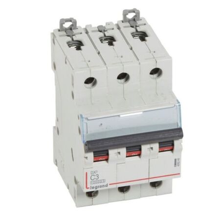 MCB DX3 10000A 3 pole 3A curve C