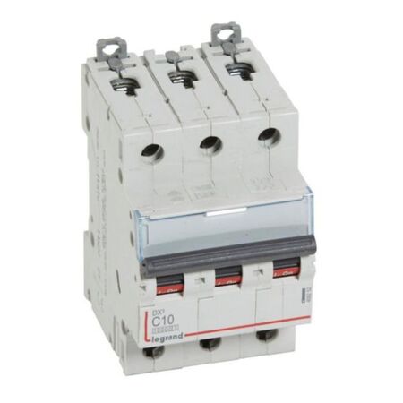 MCB DX3 10000A 3 pole 10A curve C