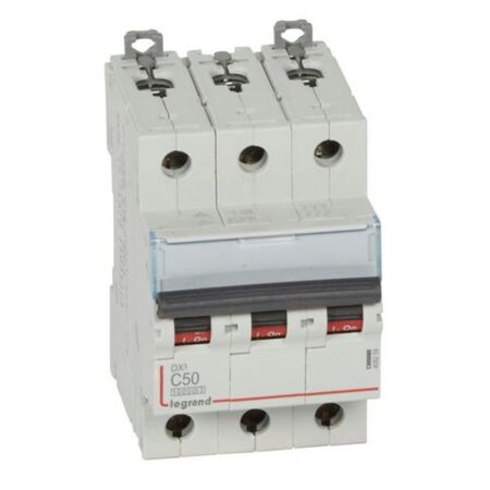 MCB DX3 10000A 3 pole 50A curve C