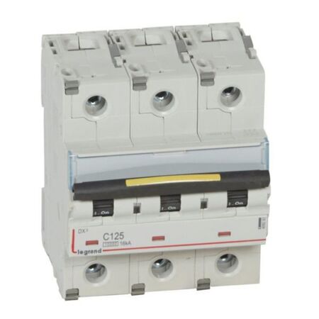 MCB DX3 10000A 3 pole 125A curve C