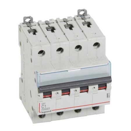 MCB DX3 10000A 4 pole 1A curve C