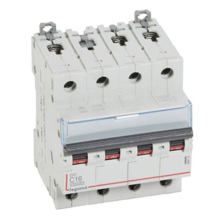 MCB DX3 10000A 4 pole 16A curve C