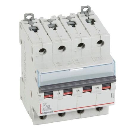 MCB DX3 10000A 4 pole 50A curve C