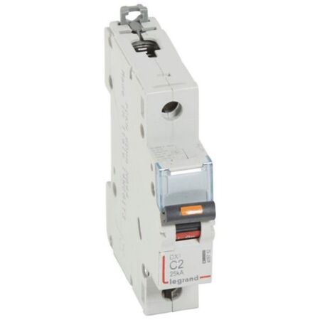 MCB DX3  1 pole 2A curve C
