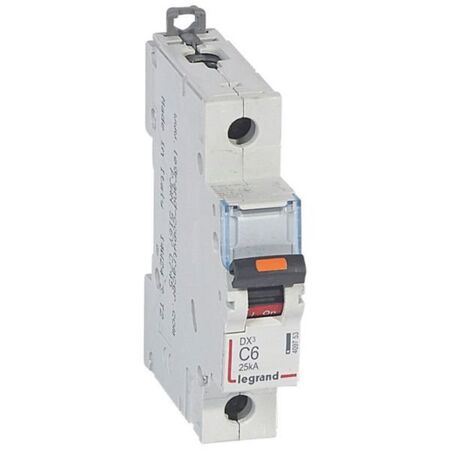MCB DX3  1 pole 6A curve C