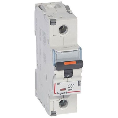 MCB DX3  1 pole 80A curve C