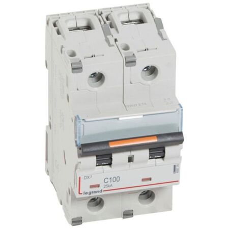 MCB DX3  2 pole 100A curve C