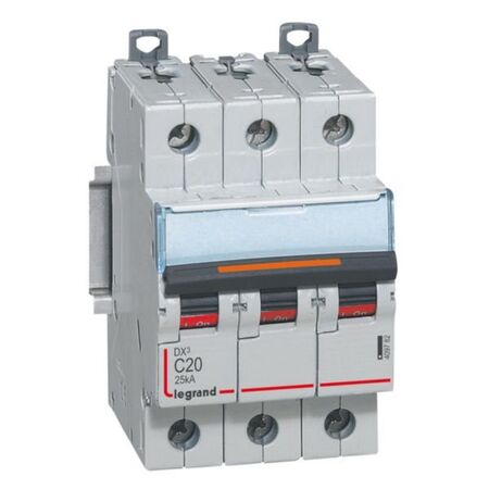 MCB DX3  3 pole 20A curve C