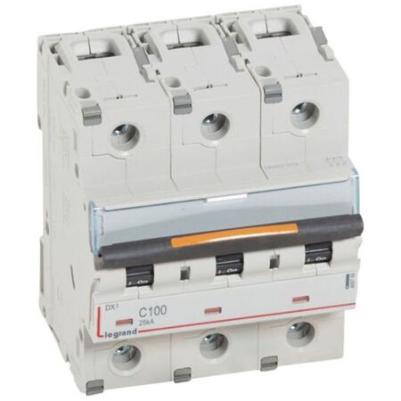 MCB DX3  3 pole 100A curve C