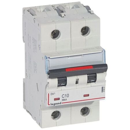 MCB DX3  2 pole 10A curve C