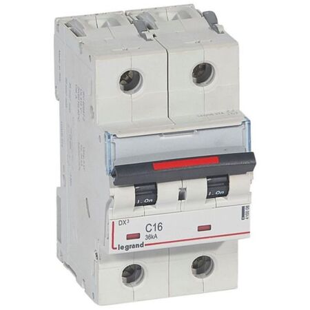MCB DX3  2 pole 16A curve C