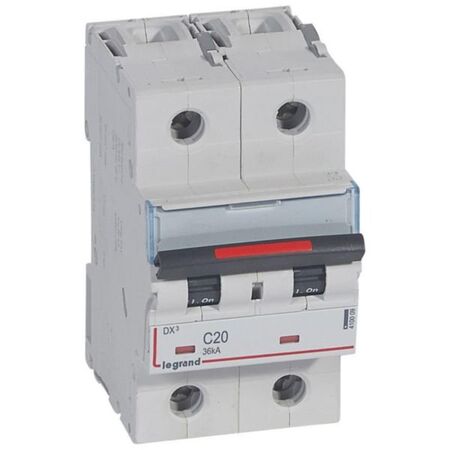 MCB DX3  2 pole 20A curve C