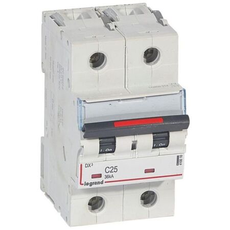 MCB DX3  2 pole 25A curve C