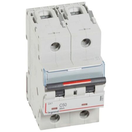 MCB DX3  2 pole 50A curve C