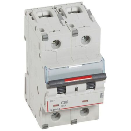 MCB DX3  2 pole 80A curve C