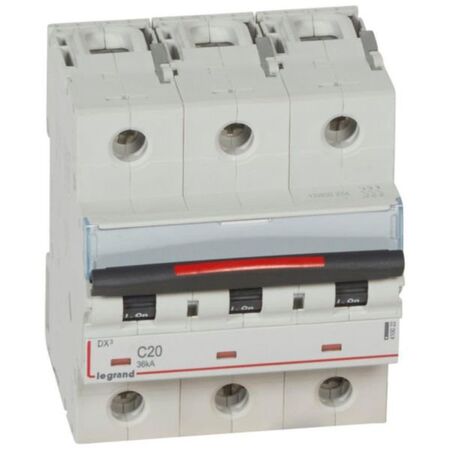 MCB DX3  3 pole 20A curve C