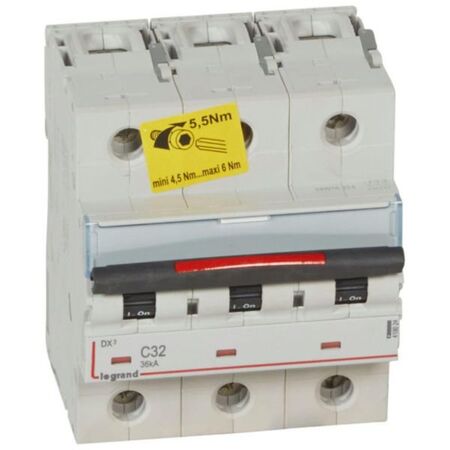 MCB DX3  3 pole 32A curve C