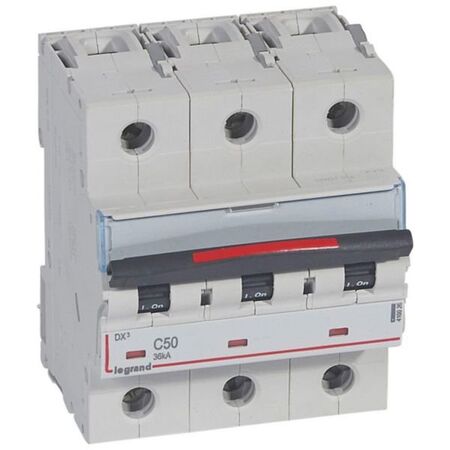 MCB DX3  3 pole 50A curve C