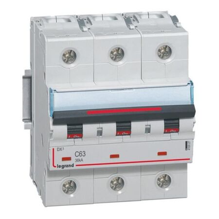 MCB DX3  3 pole 63A curve C