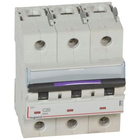 MCB DX3  3 pole 20A curve C