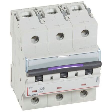 MCB DX3  3 pole 25A curve C