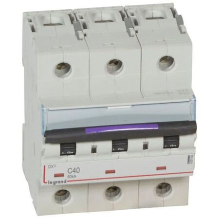 MCB DX3  3 pole 40A curve C