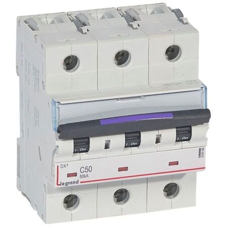MCB DX3  3 pole 50A curve C