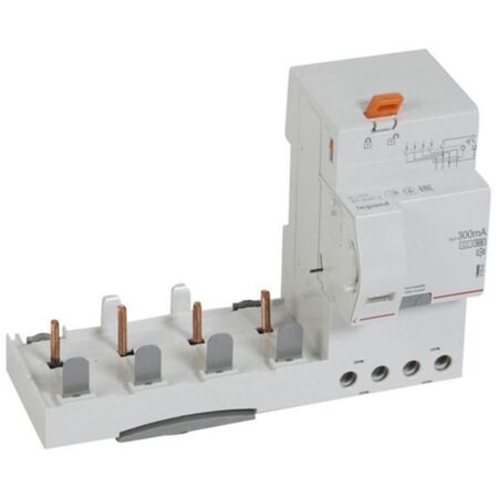 RCD Add-on module DX3 4 pole 63A type F 300 mA