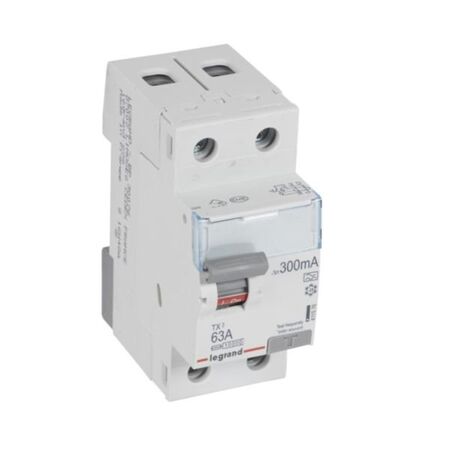 RCCB TX³ - 2P 230 V~ - 300 mA - 63 A - A type