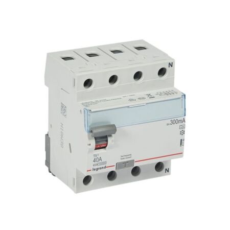 RCCB TX³ - 4P 400 V~ - 300 mA - 40 A - A type