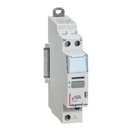 Noiseless pulse operated latching relay CX³  single pole -16A-250V~-1 NO contact - control coil voltage 230V~ - 1 module