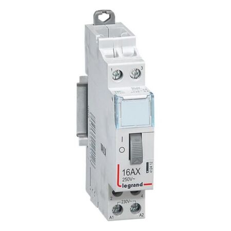 Standard pulse operated latching relay CX³ two pole - 16A - 250V~ - 2NO contact - control coil voltage 230V~ - 1 module