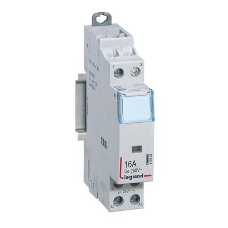 Contactor CX³ without handle 2 pole - 16A - 250V~ -  NC + NO contacts with 24V~ coil - 1 module