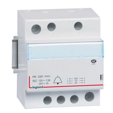 Ringer transformer - 230 V / 24-12 V - 24-18 VA