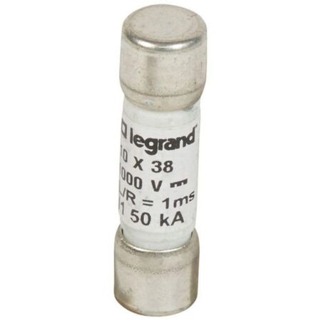 Cylindrical Fuse - Ceramic Cartridge Fuse - 10x38mm - 8A - 1000V DC - gPV Photovoltaic Protection - IEC 60269-6 Compliance
