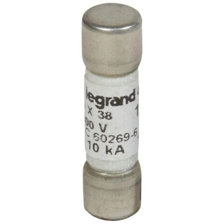 Cylindrical Fuse - Ceramic Cartridge Fuse - 10x38 mm - 12A - 1000V DC - gPV Protection - IEC 60269-6 Compliance