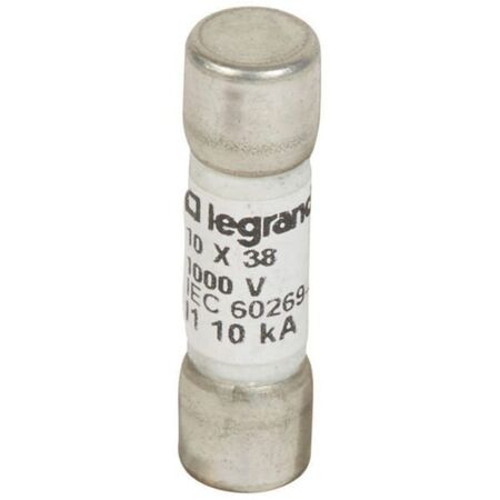 Cylindrical Fuse - Ceramic Cartridge Fuse - 15A - 1000V DC - gPV Photovoltaic Protection - 10x38mm Dimensions - IEC 60269-6 Compliance