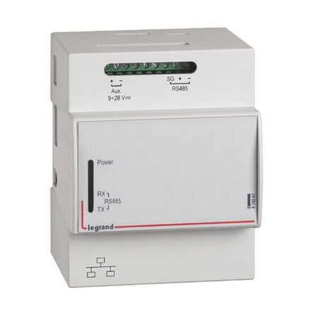 Energy Web Server for remote consultation for 10 MODBUS addresses or 10 pulse counters