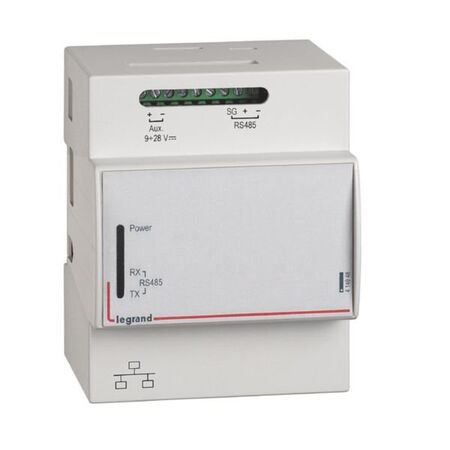 Energy Web Server for remote consultation for 32 MODBUS addresses or 32 pulse counters