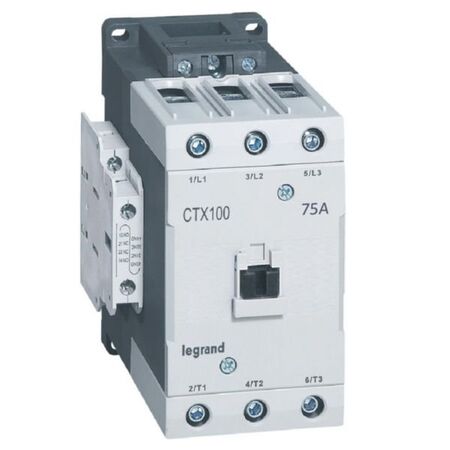 CTX³ - 3-pole contactors - 75A AC-3 rating - Modular version - Screw connection