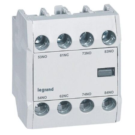 Auxiliary contact 3NO1NC for CTX3 3P 9A to 150A and 4P 40A to 135A - front mounting