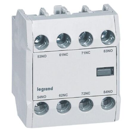Auxiliary contact 2NO2NC for CTX3 3P 9A to 150A and 4P 40A to 135A - front mounting