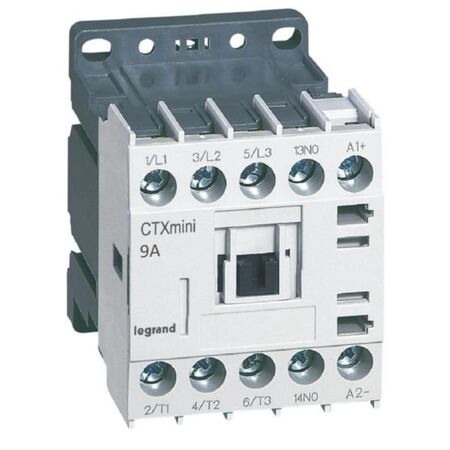Contactor CTX3 mini 3P 9A 1NO 24V DC