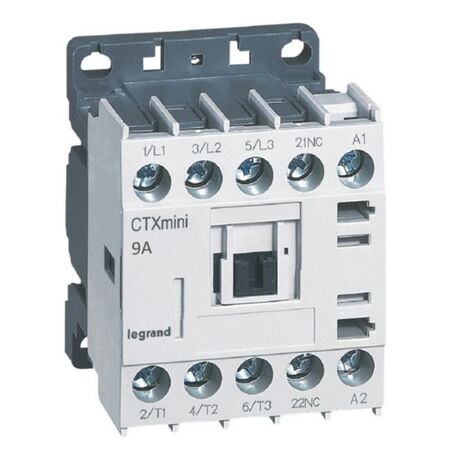 Contactor CTX3 mini 3P 9A 1NC 230V AC
