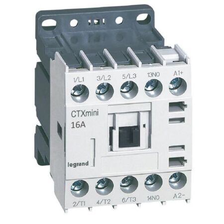 Contactor CTX3 mini 3P 16A 1NO 24V DC