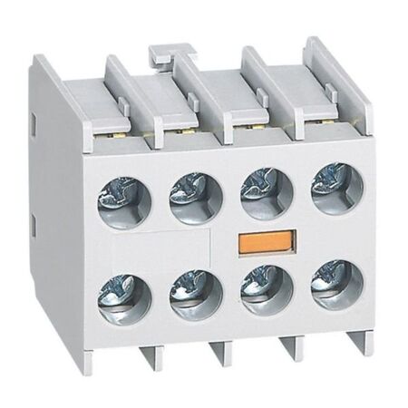 Auxiliary contact 3NO1NC for CTX3 mini and control relays - front mounting