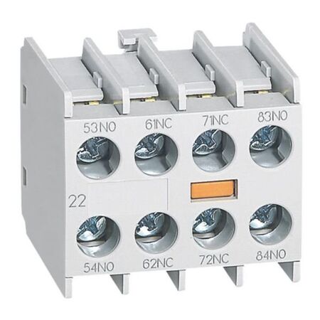 Auxiliary contact 2NO2NC for CTX3 mini and control relays - front mounting